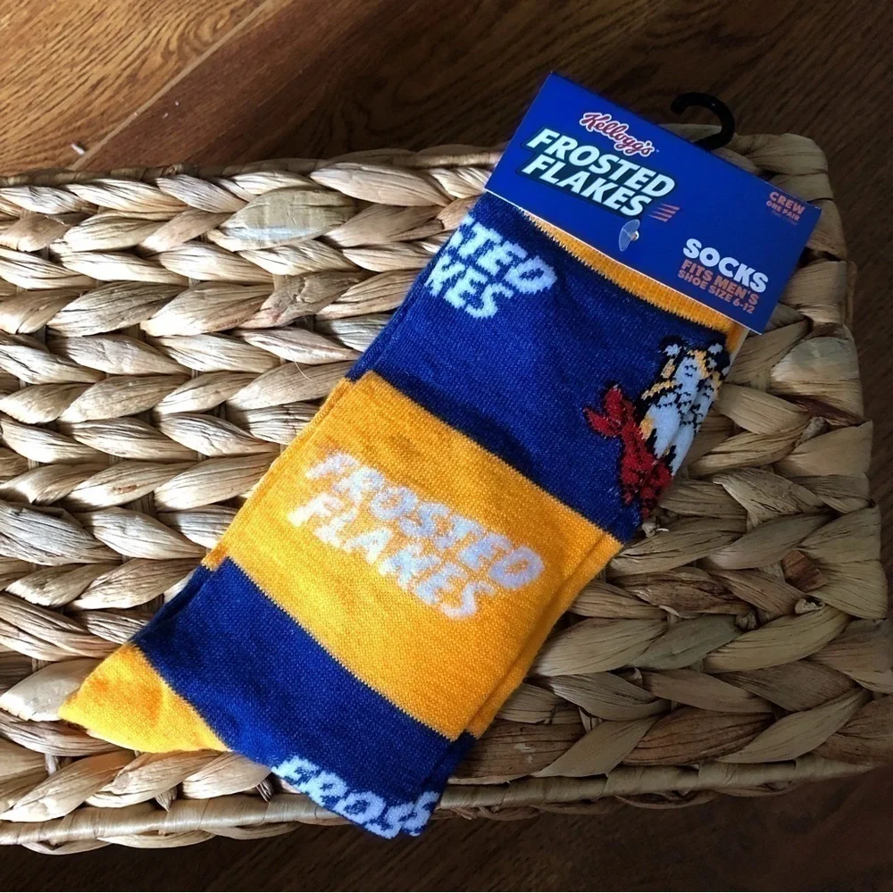 Kellogg’s Frosted Flakes food crew socks